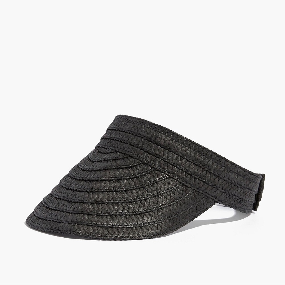 NWOT Madewell Packable Straw Visor Hat